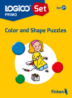 LOGICO Primo book featuring engaging color and shape puzzles designed to enhance cognitive development in preschoolers