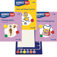 
              LOGICO Primo set age 3+, 3 books and frame
            