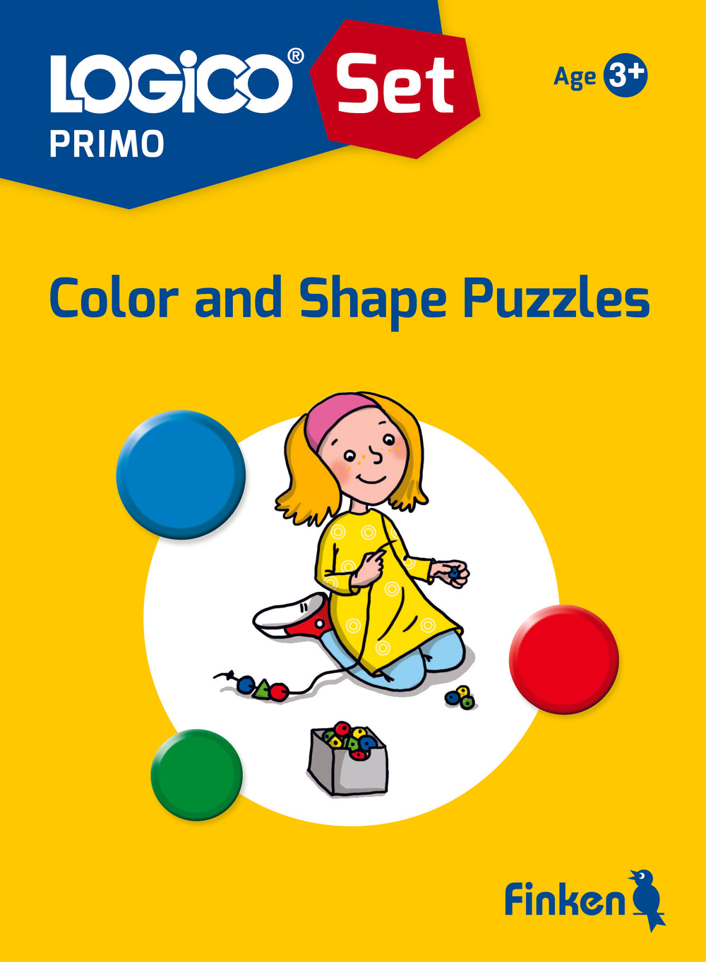 LOGICO Primo book featuring engaging color and shape puzzles designed to enhance cognitive development in preschoolers